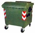 Container de Gunoi 1100 lt cu Capac Drept